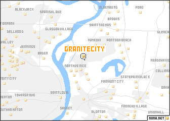 map of Granite City