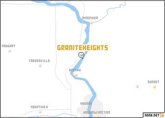 map of Granite Heights