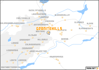 map of Granite Hills