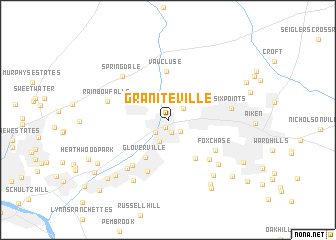 map of Graniteville