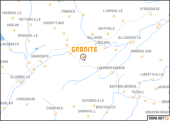 map of Granite