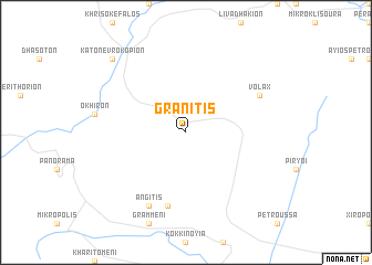 map of Granítis