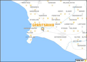 map of Granitsaíika