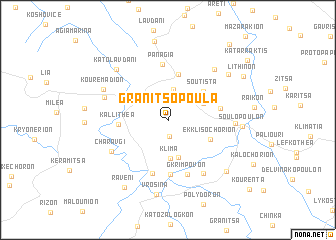 map of Granitsopoúla