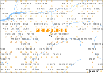 map of Granja de Baixo