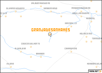 map of Granja de San Mamés