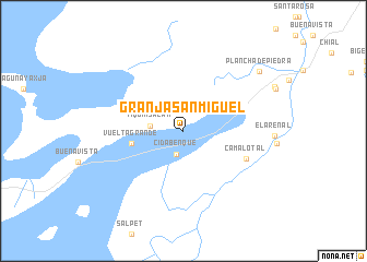 map of Granja San Miguel