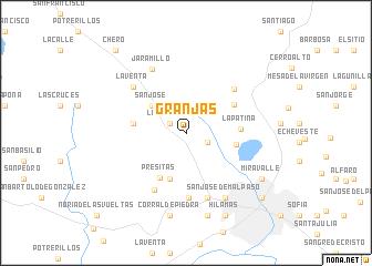 map of Granjas