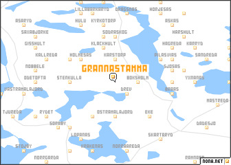 map of Grännastämma