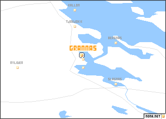 map of Grannäs