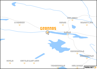 map of Grannäs