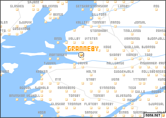 map of Granneby