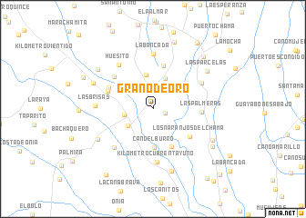 map of Grano de Oro