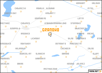 map of Granowo