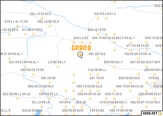 map of Gränö