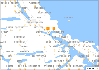 map of Granö