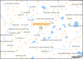 map of Gran Poder