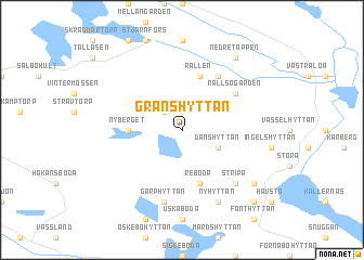 map of Gränshyttan