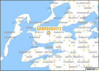 map of Granskevitz