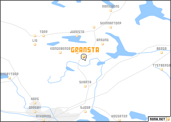 map of Gransta