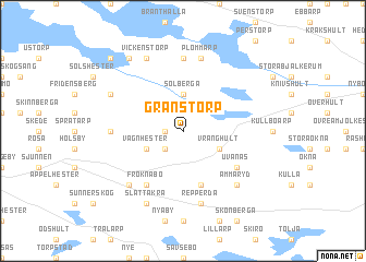 map of Granstorp