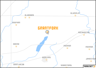 map of Grantfork