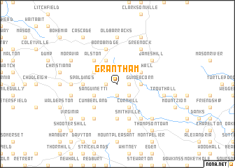 map of Grantham