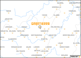 map of Gran Tierra