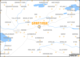 map of Grantinge