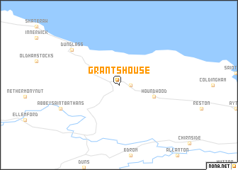 map of Grantshouse