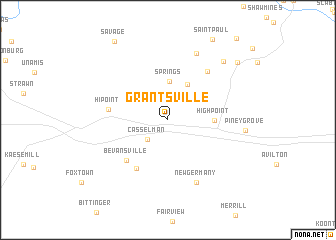 map of Grantsville