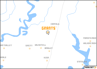 map of Grants