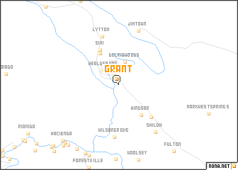 map of Grant