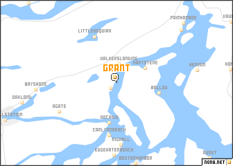 map of Grant