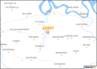 map of Grant