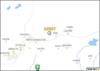 map of Grant