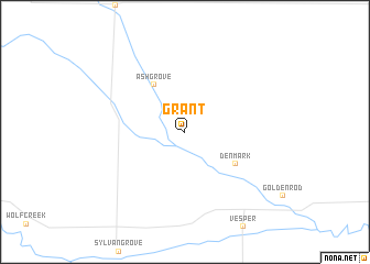 map of Grant
