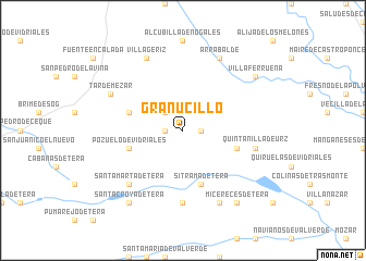 map of Granucillo