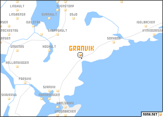map of Granvik