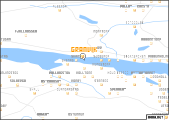 map of Granvik