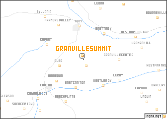map of Granville Summit