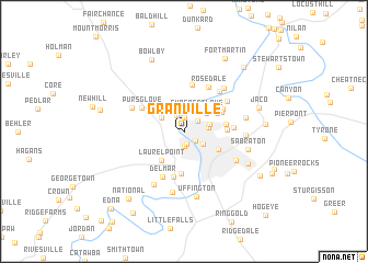 map of Granville