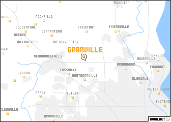 map of Granville