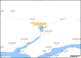 map of Granvin