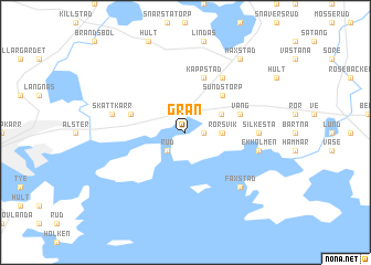 map of Grän