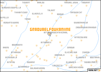 map of Graoua el Foukaniine