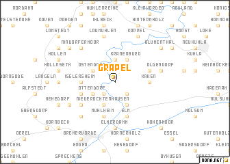 map of Gräpel