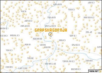 map of Grapska Gornja