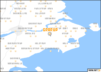 map of Grarup