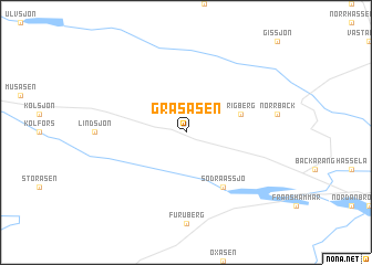 map of Gräsåsen
